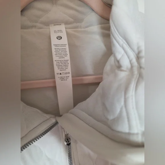Lululemon✨Scuba Oversized Quilted Half Zip✨Plush Insulated Bone cream✨ NEW✨XL - Picture 7 of 16